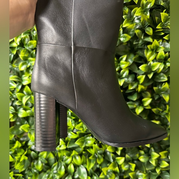 H&M Knee High Leather Boots NWT - Picture 2 of 11